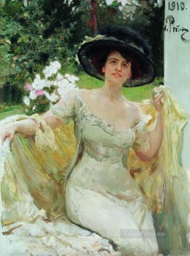 イリヤ・レーピン Painting - ベラ・ゴルスカヤの肖像画 1910年 イリヤ・レーピン